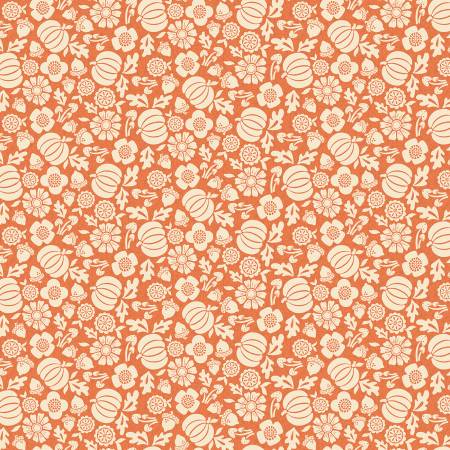 Riley Blake Harvest Pumpkins Orange autumn quilting fabric