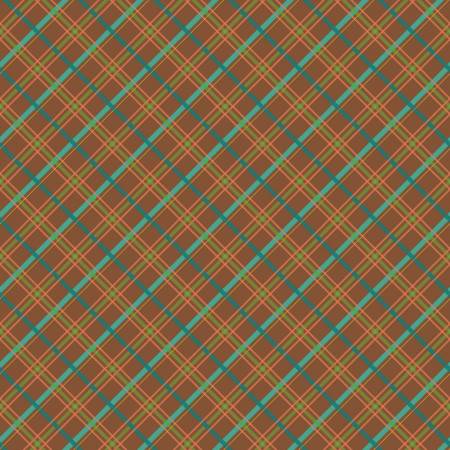 Harvest Plaid Brown autumn quilting fabric
