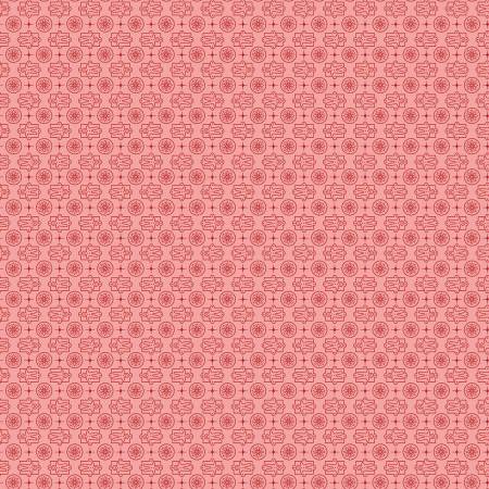 Riley Blake Lori Holt Home Town Holiday gingerbread Christmas quilting cotton fabric in Coral