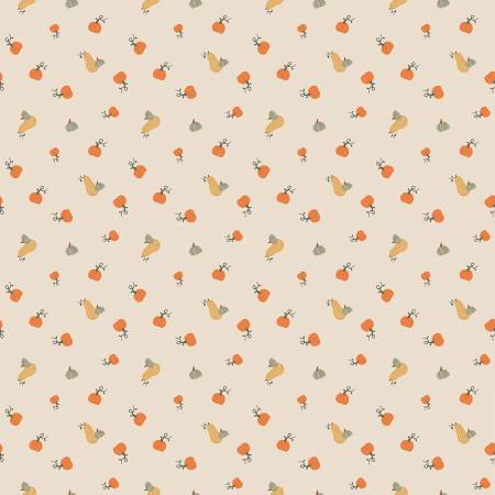 Pumpkin Spice Pumpkins Ivory Harvest novelty quilting fabric by Riley Blake