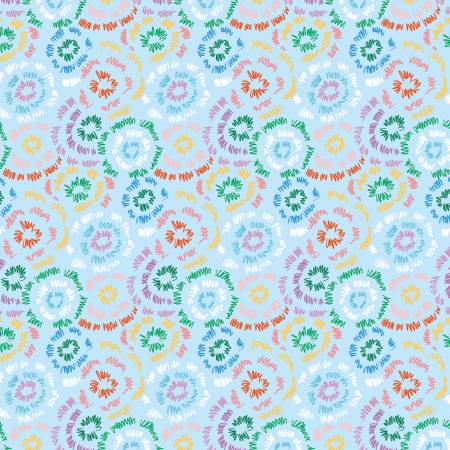 Riley Blake Crayola Fireworks Sky quilting fabric C15413