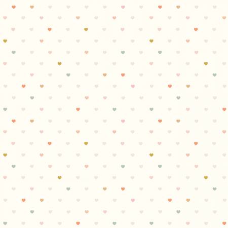 Riley Blake Hush Hush 4 heart attack low volume quilting cotton fabric
