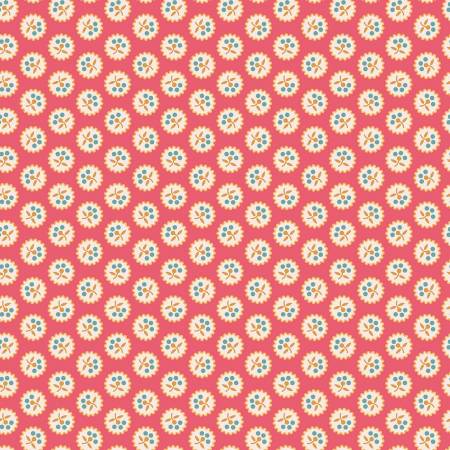 Riley Blake Lori Holt Americana Betsy quilting cotton in Tea Rose