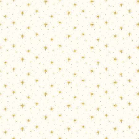 Riley Blake Come Let Us Adore Him Stars quilting fabric in Cloud