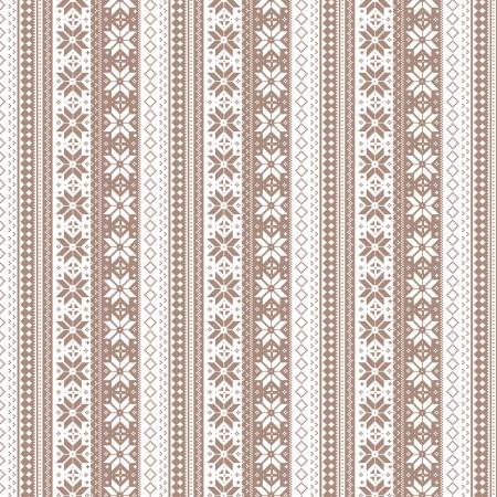 Riley Blake Winter Magic Sweater Stripe quilting fabric in Tea Dye