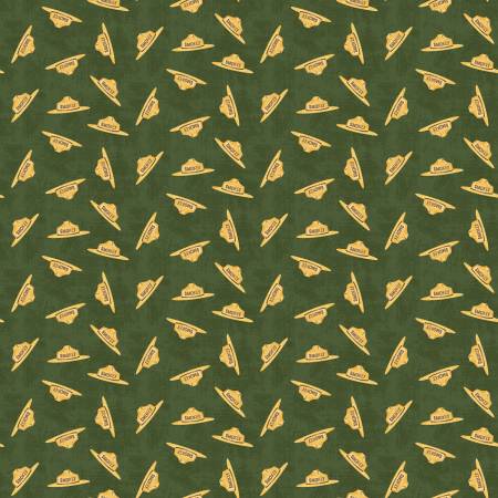 Riley Blake Friends of Smokey Bear Hat Toss quilting cotton in Forest