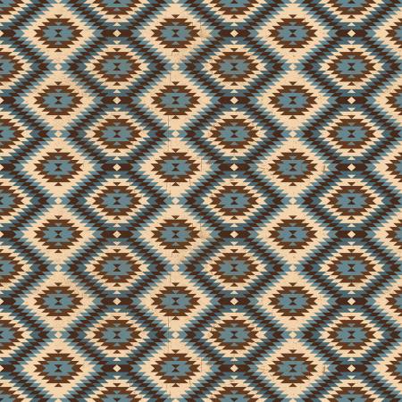 Riley Blake John Wayne American West Southwest Denim quilting fabric — southwestern motif in denim blue