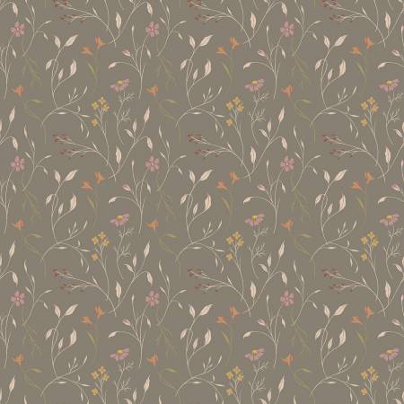 Riley Blake Threads of Grace Main Medium Gray quilting fabric — Kassidy Grace