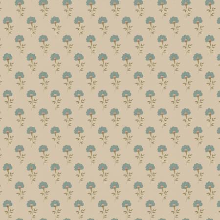 Riley Blake Threads of Grace Flora Taupe quilting fabric