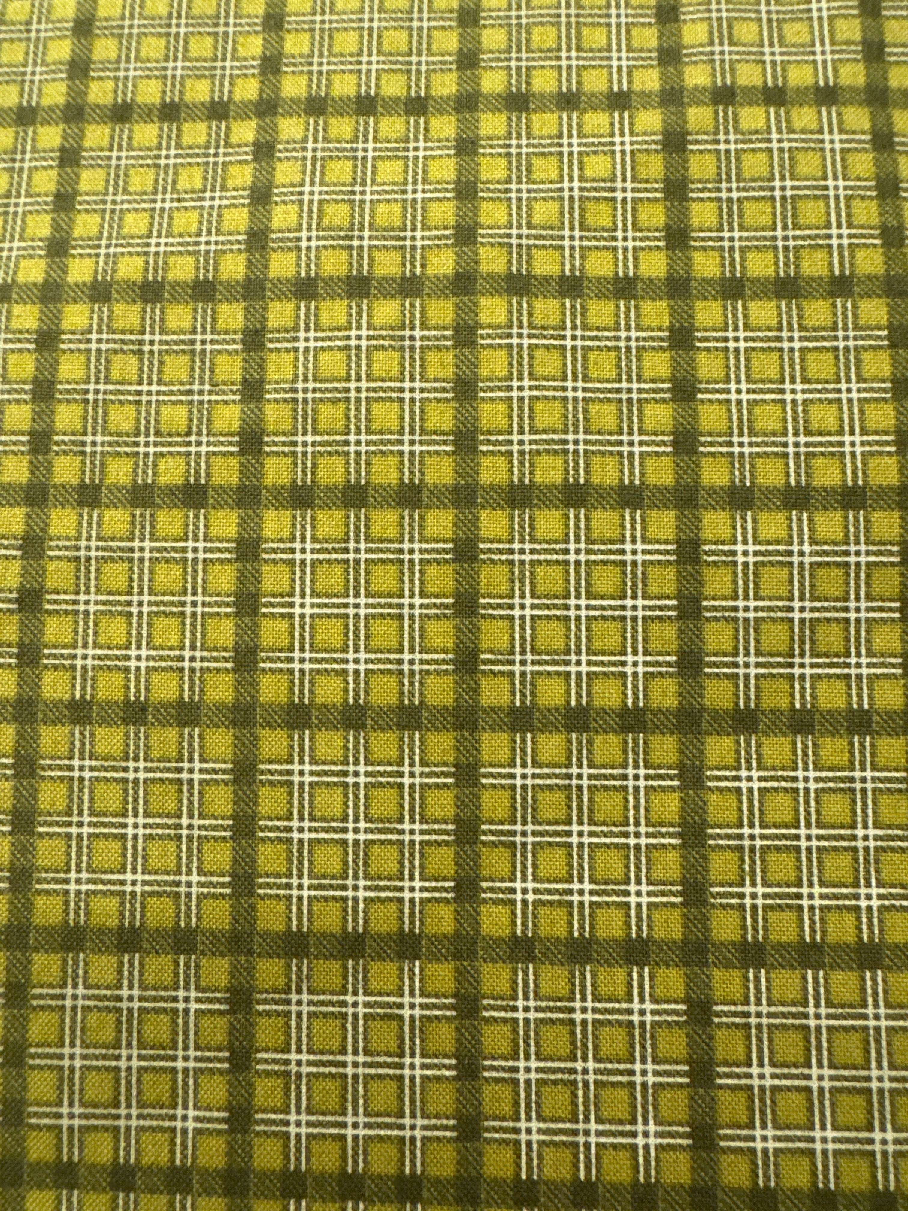 Autumn Woods Plaid Green quilting fabric by Andover Fabrics