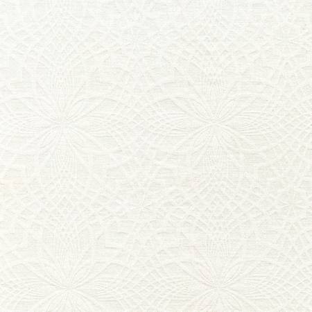 Timeless Treasures White Mosaic quilting fabric — mosaic texture blender in crisp white