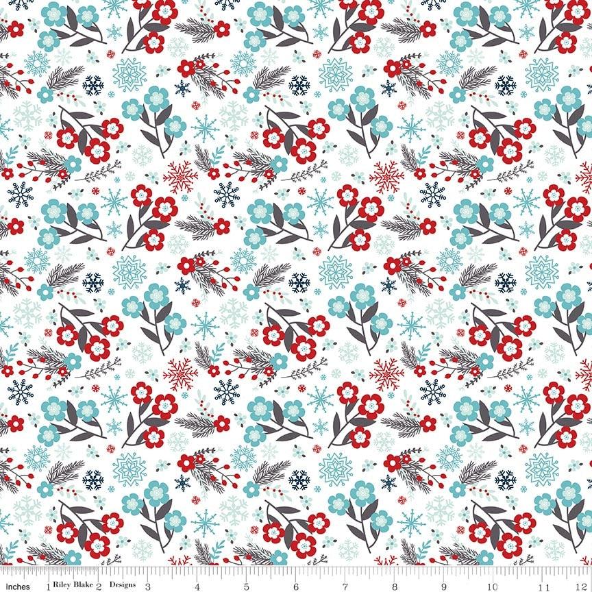 RB Flowers White - A Perfect Winter