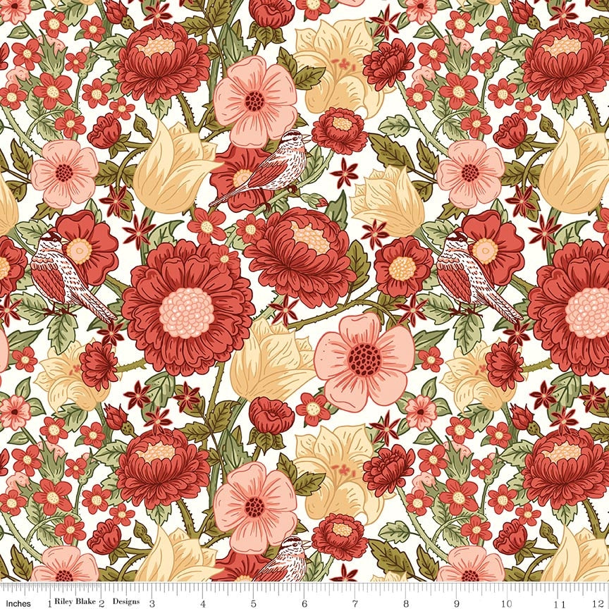 RB Main Cream - Tangled Garden