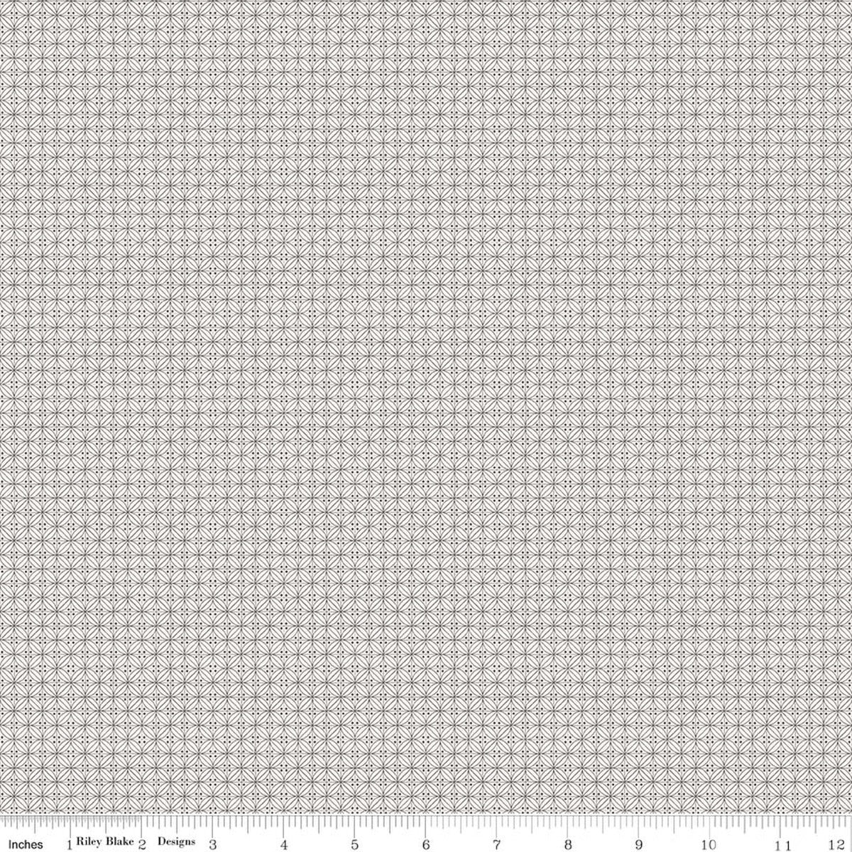 Where The Wild Flowers Are Buttons Cream Cotton 43"/44" Fabric Per Yard