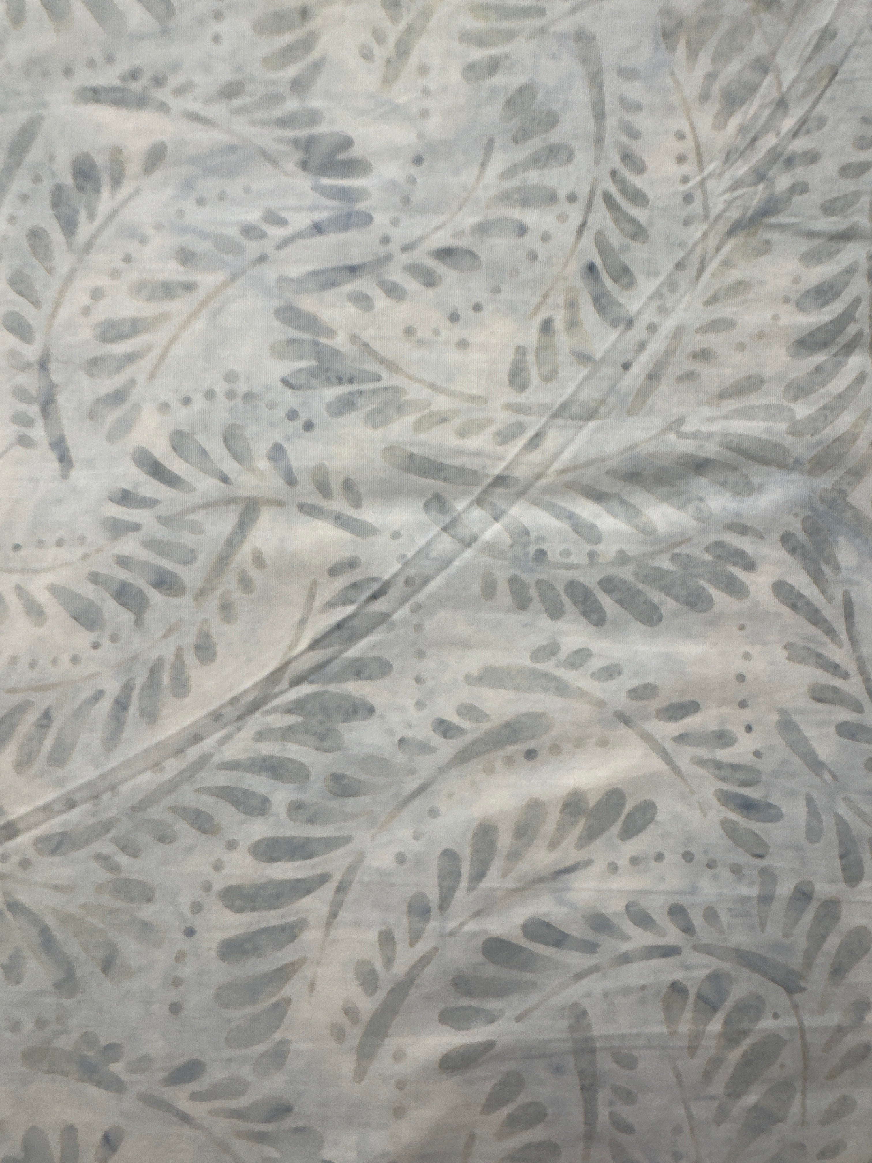 Dainty Leaves Ice blue blender quilting fabric by Wilmington Prints