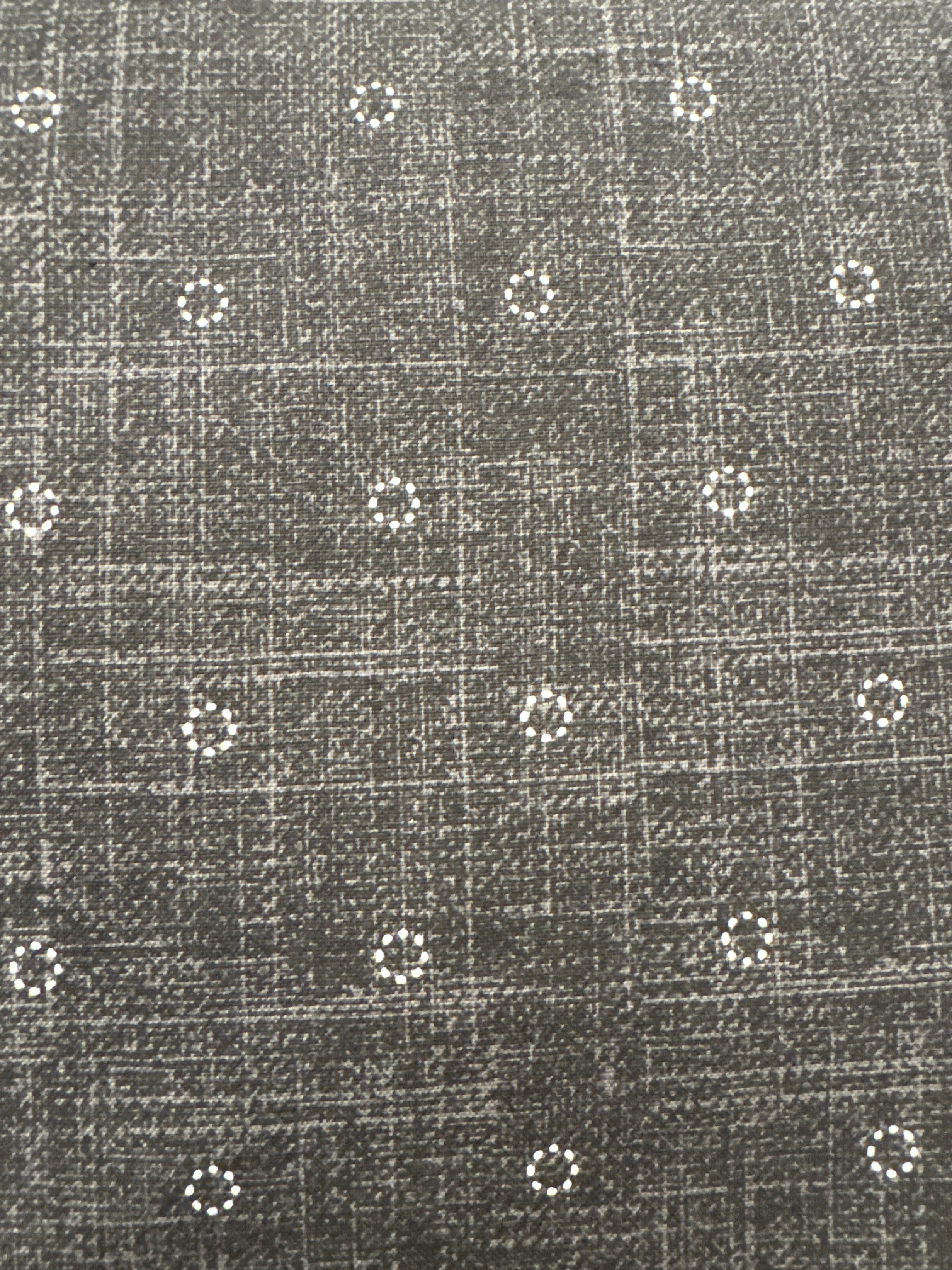 Stitches Stash Black blender quilting fabric by Figo