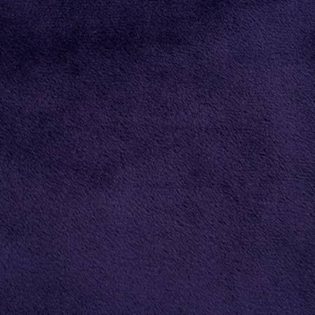Shannon Fabrics 90 inch wide solid Cuddle minky fabric in Eggplant