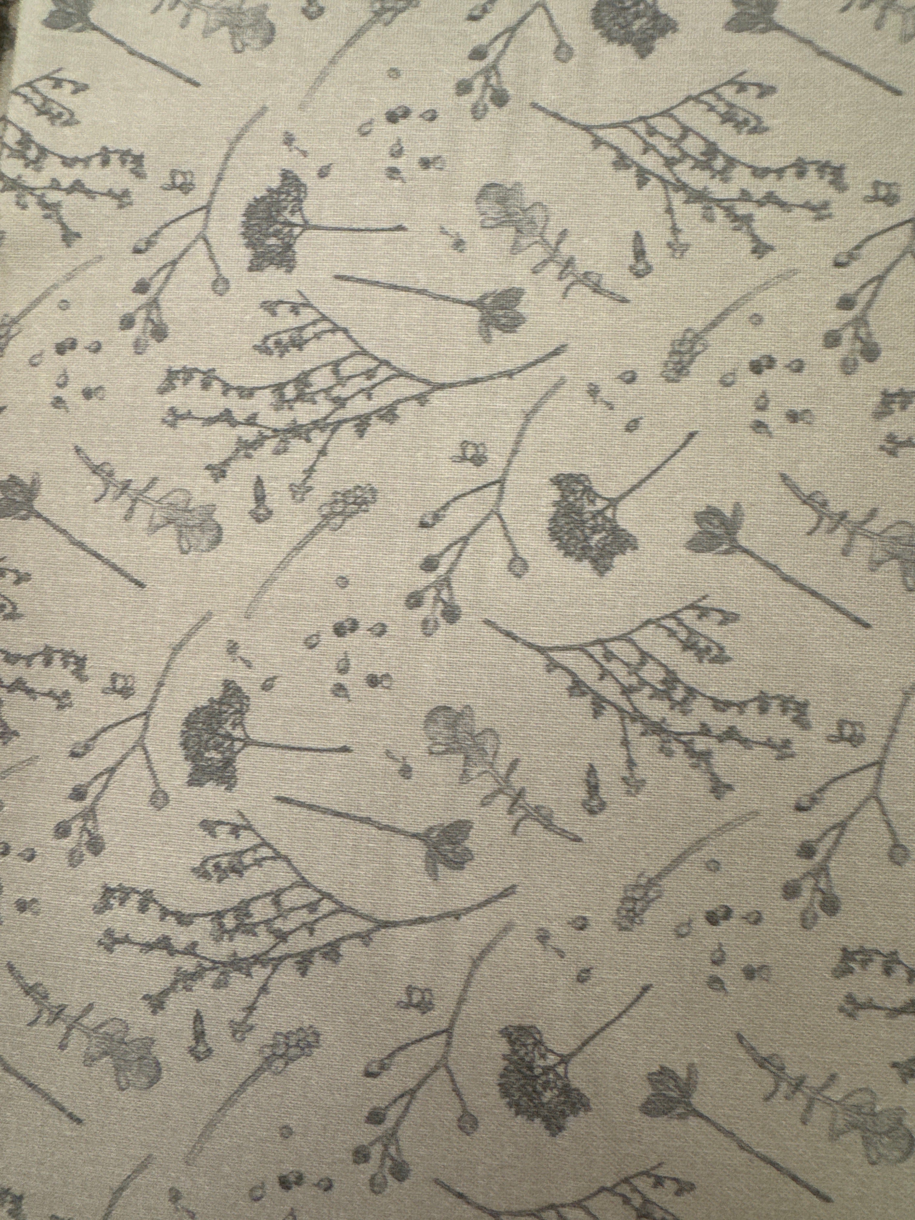 Natures Whisper Clay Tossed Gentle Flowers floral quilting fabric
