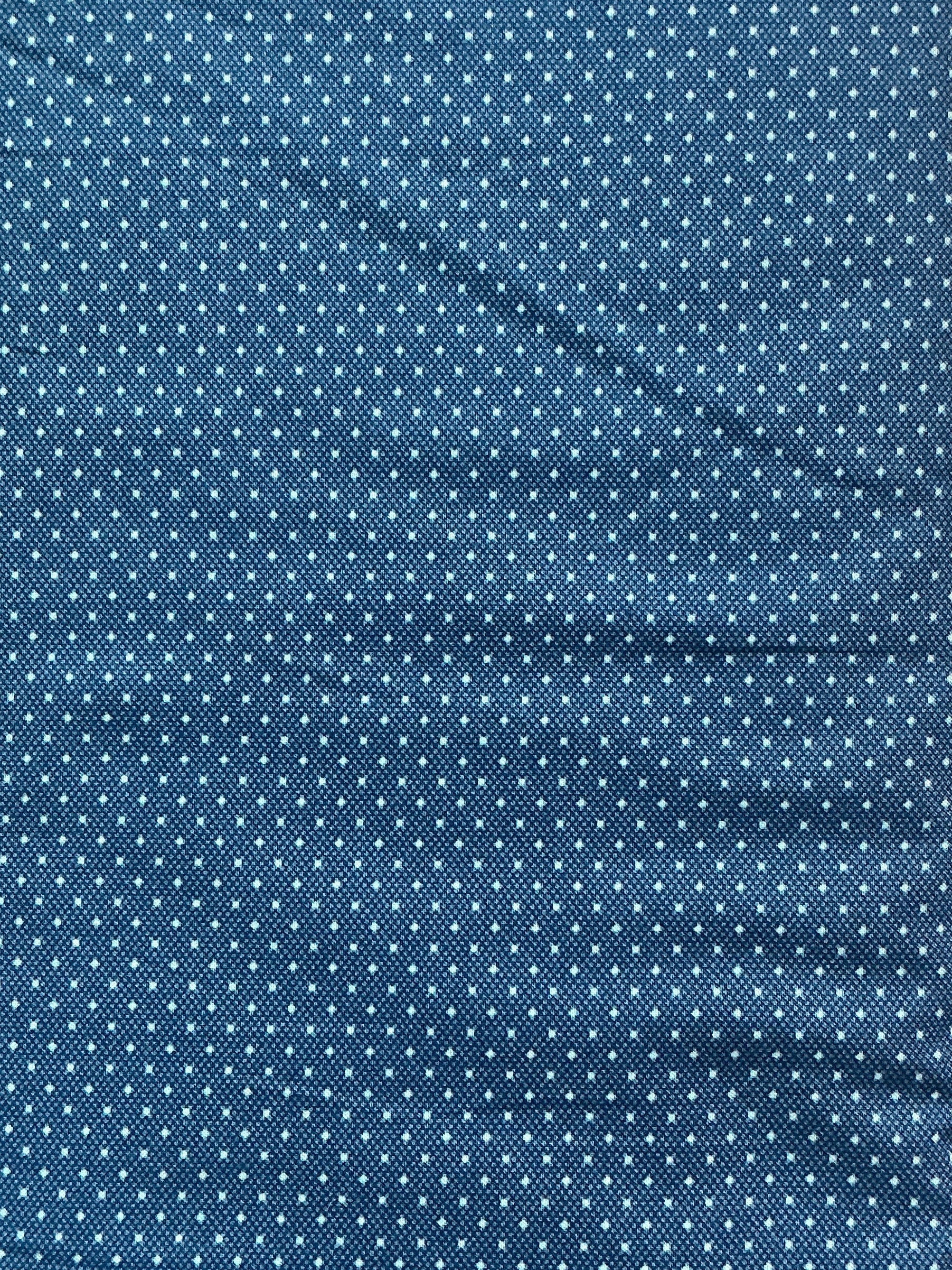 Andover Laundry Basket Quilts Blue Sprinkles quilting fabric