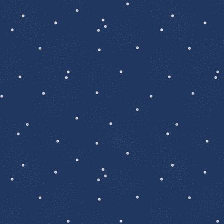 Riley Blake Dainty Daisy quilting fabric in Navy