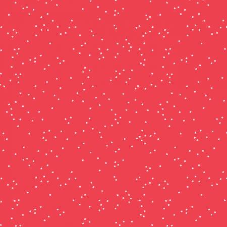 Riley Blake Blossoms quilting cotton fabric in Cayenne