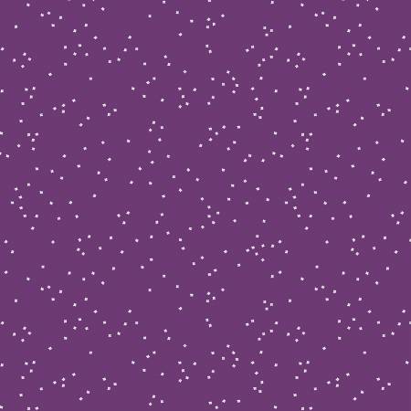 Riley Blake Blossoms quilting cotton blender fabric in Eggplant