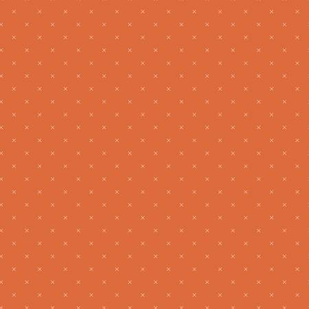 Riley Blake Bee Cross Stitch quilting cotton fabric in Autumn