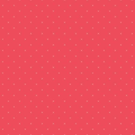 Riley Blake Bee Cross Stitch quilting cotton fabric in Cayenne