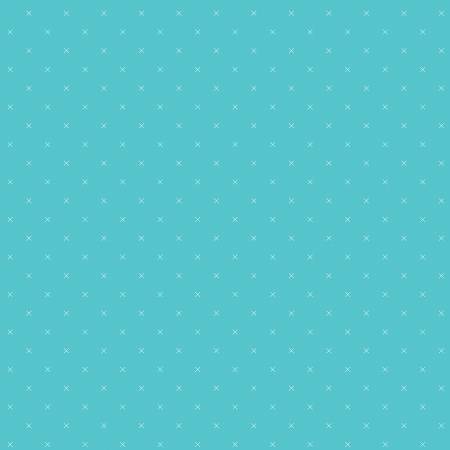Riley Blake Bee Cross Stitch quilting cotton fabric in Peacock