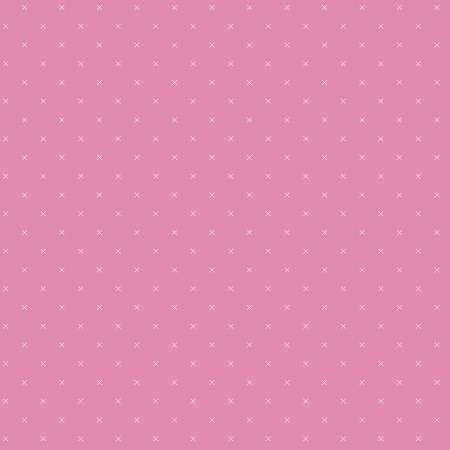 Riley Blake Bee Cross Stitch quilting cotton fabric in Taffy
