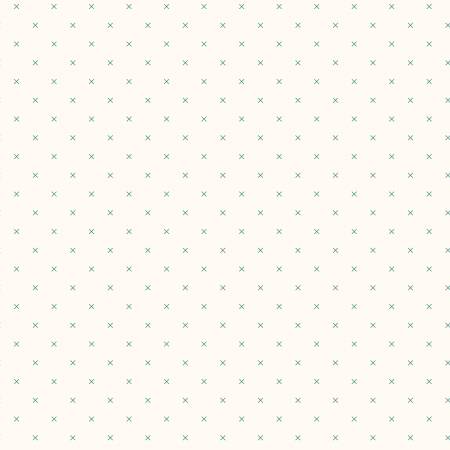 Riley Blake Bee Cross Stitch On Cloud quilting cotton fabric in Jade