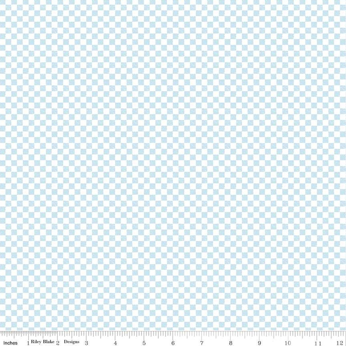 Check Please! 1/4" Check Boy Blue 43"/44" Fabric Per Yard