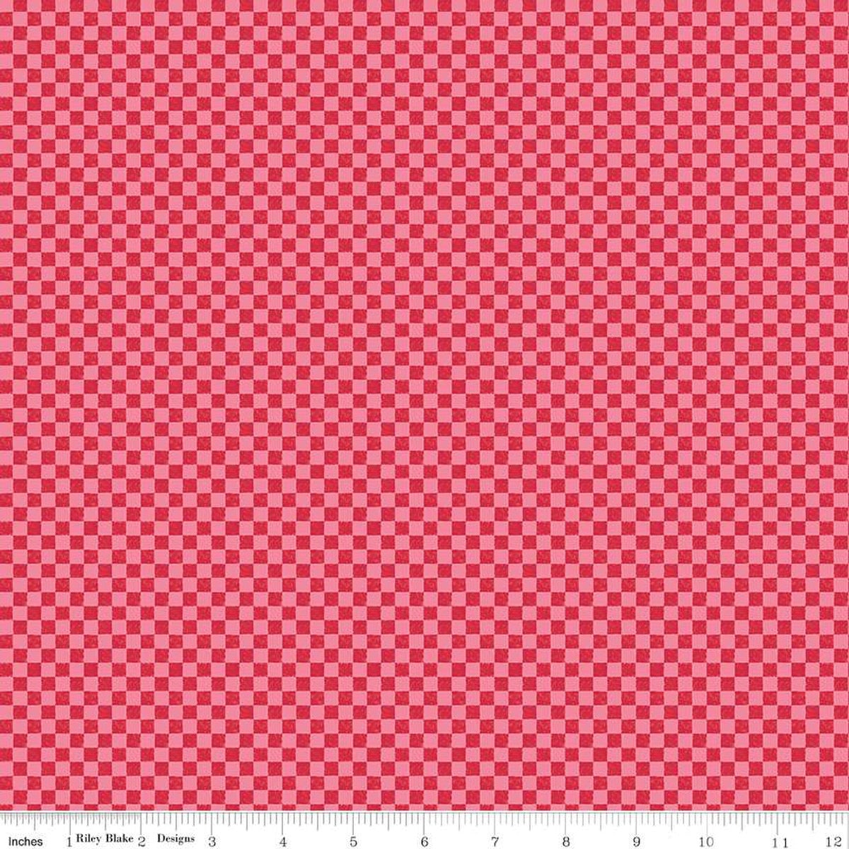 Check Please! 1/4" Tone on Tone Check Sweetheart 43"/44" Fabric Per Yard