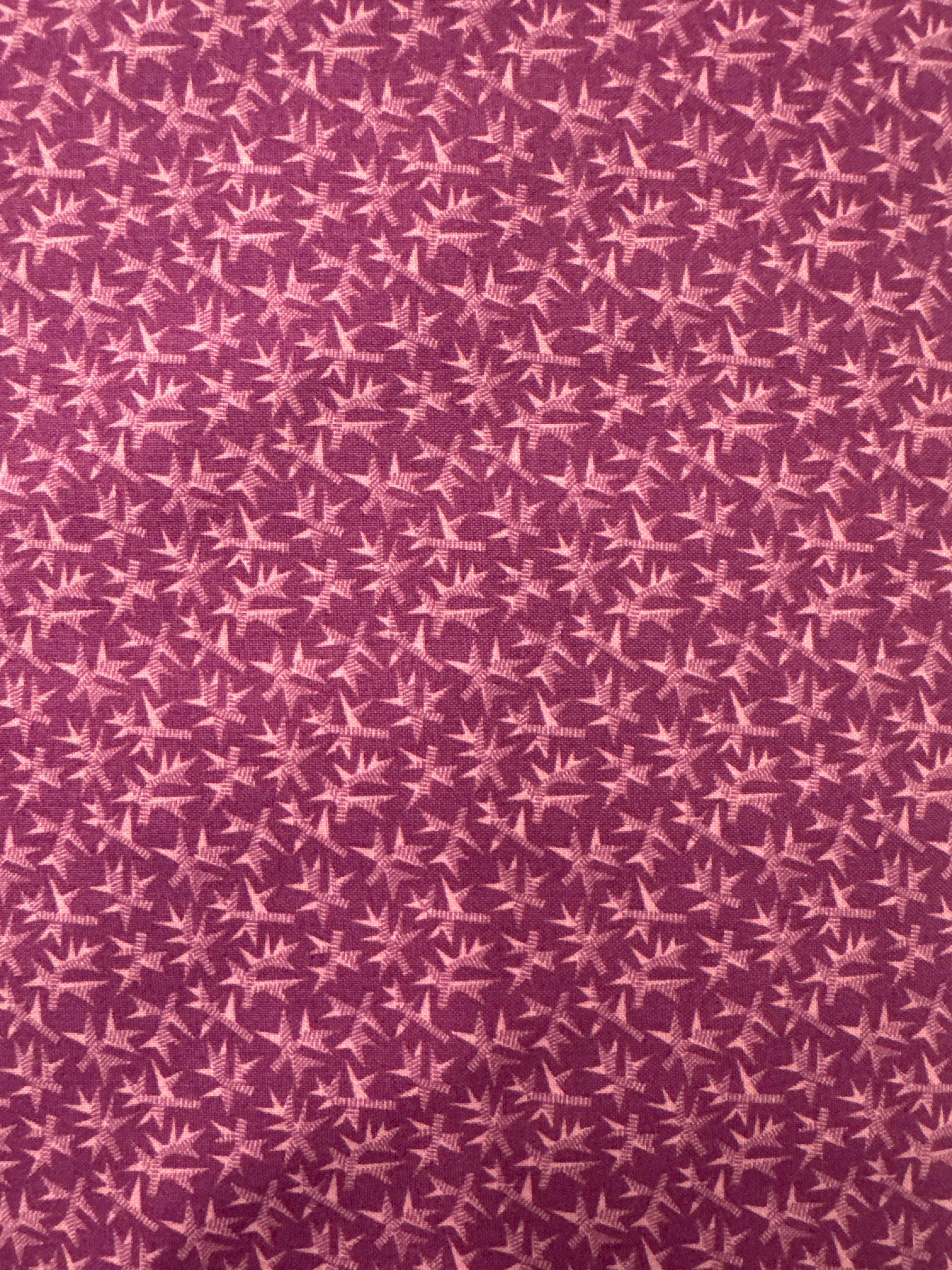 English Garden Dark Magenta floral quilting fabric by Andover Fabrics