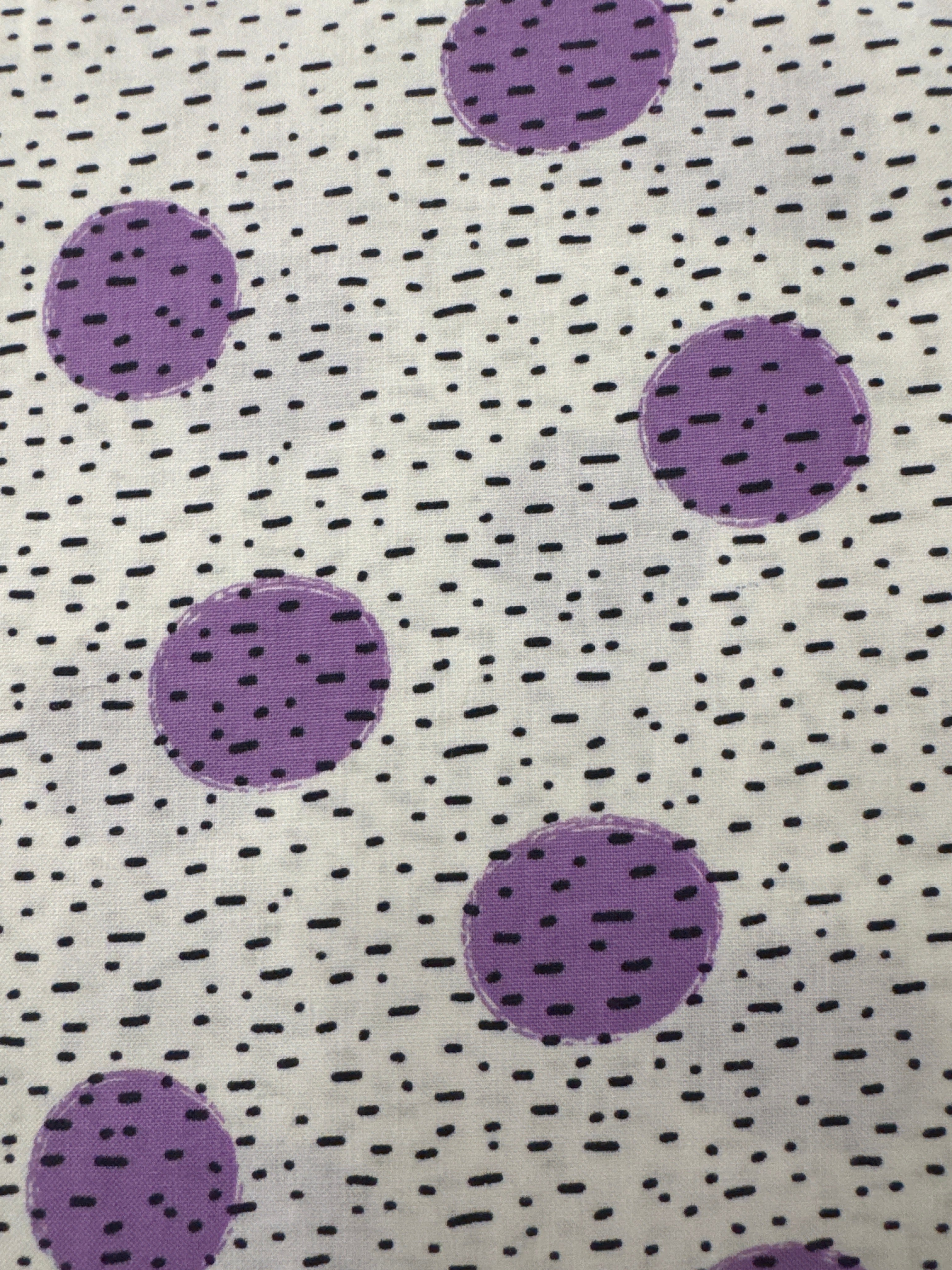 Moda The Lookout dots white and purple