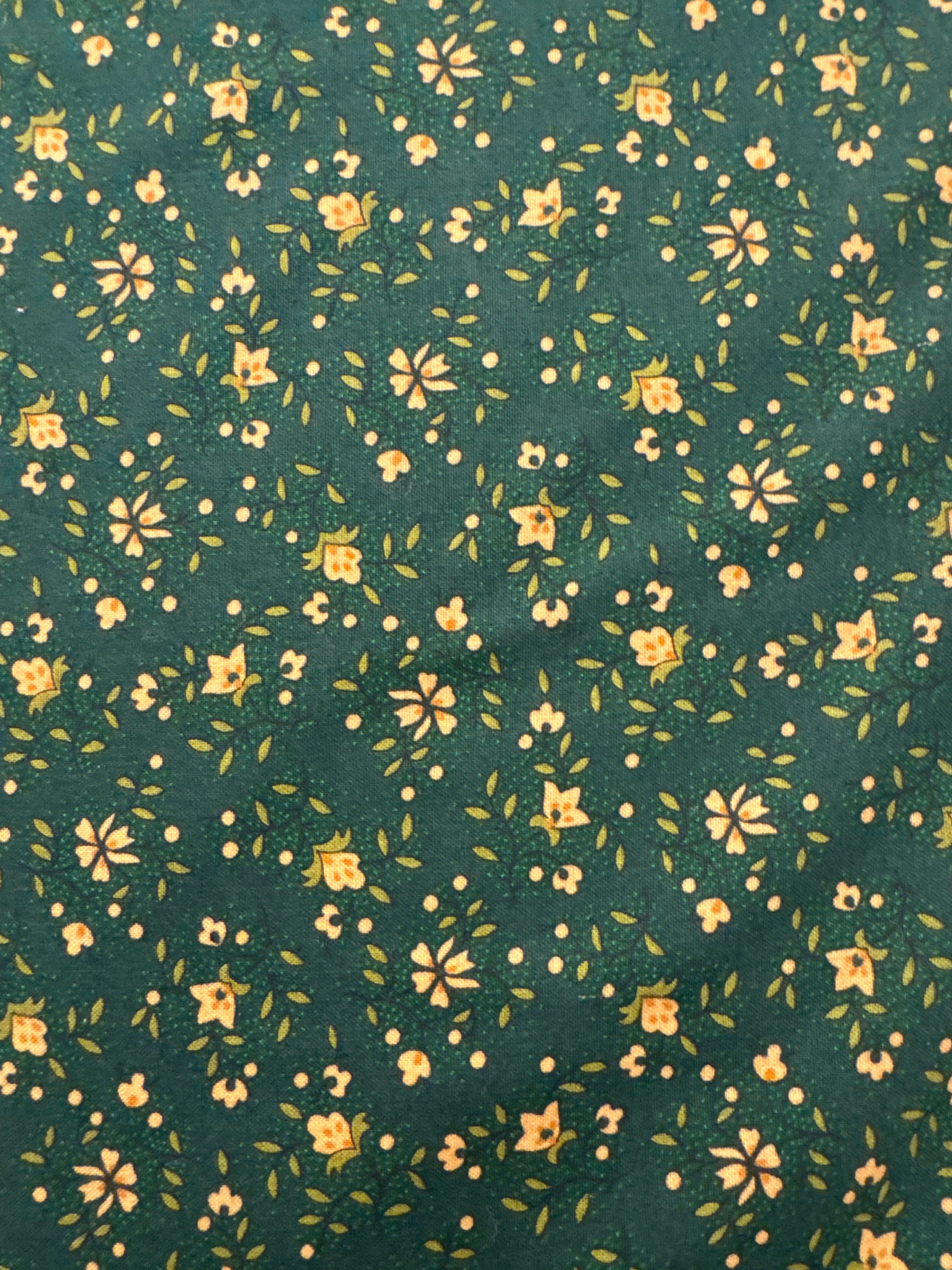 Quiet Grace Emerald Green blender quilting fabric by Henry Glass