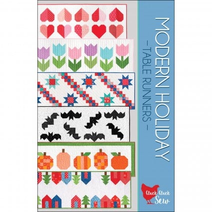 Modern Holiday Table Runners quilt pattern