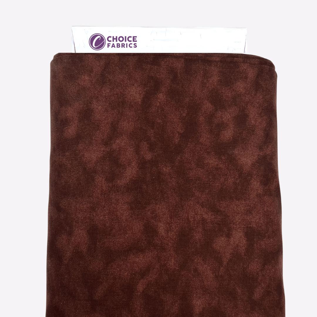 Brown Color Waves 108" Supreme Backings - Chocolate fabric per yard