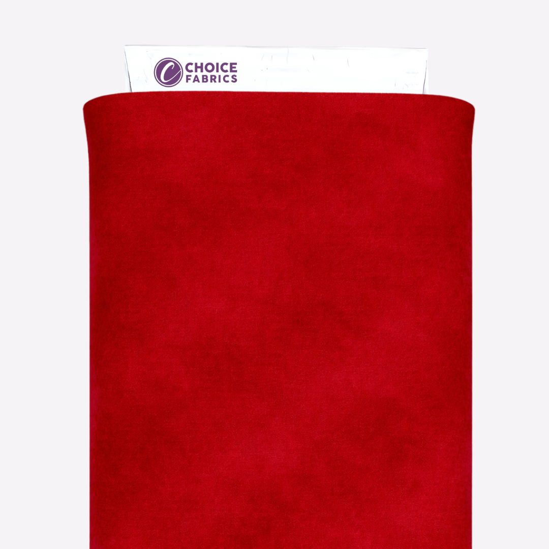 Color Waves 108" Supreme Backings - Red Wideback Fabric Per Yard