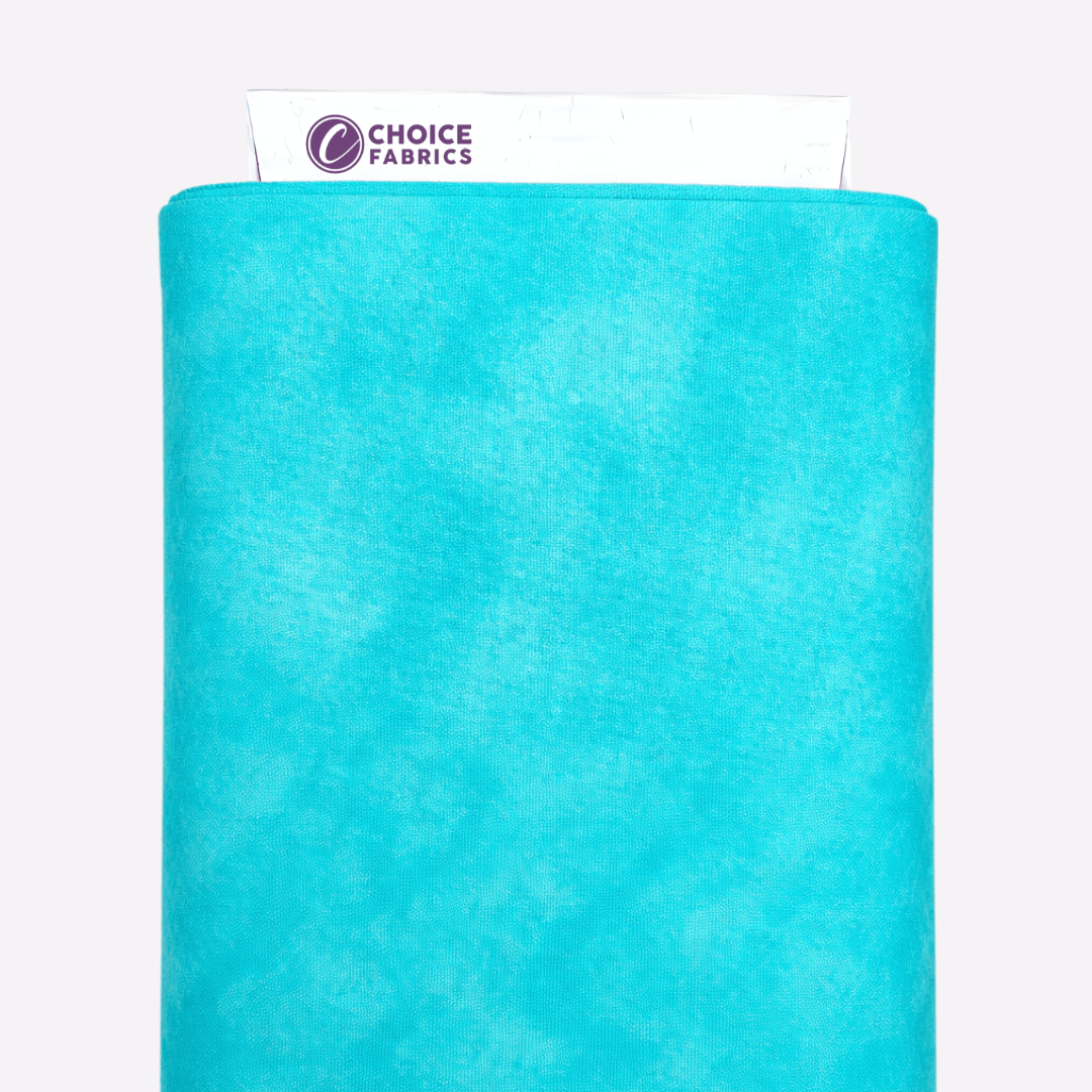 Color Waves 108" Supreme Backings - Turquoise Wideback Fabric Per Yard