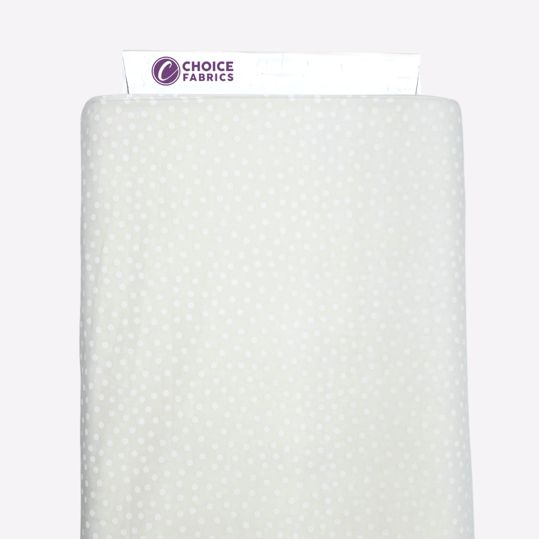 Tone on Tone 108" Supreme Backings - White on White - Dots Wideback Fabric Per Yard