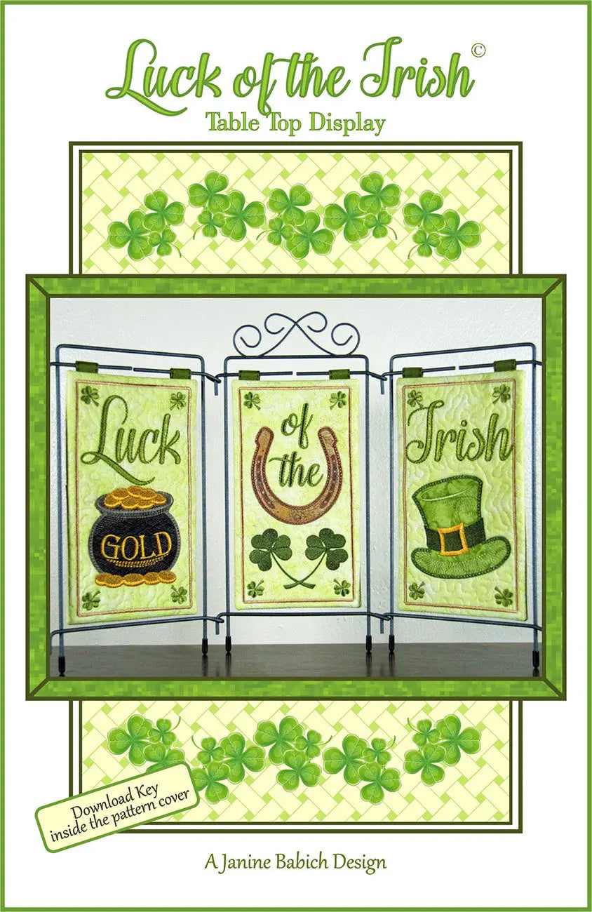 CD Luck Of The Irish Table Top Display - Linda's Electric Quilters
