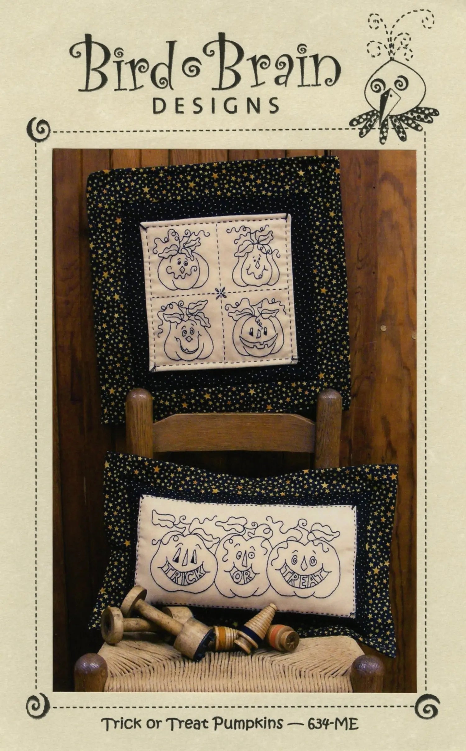 CD Trick or Treat Pumpkins Machine Embroidery - Linda's Electric Quilters