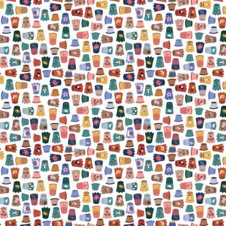 Riley Blake Thimbelina & the Sewing Fairies Thimble Collection Cloud quilting fabric