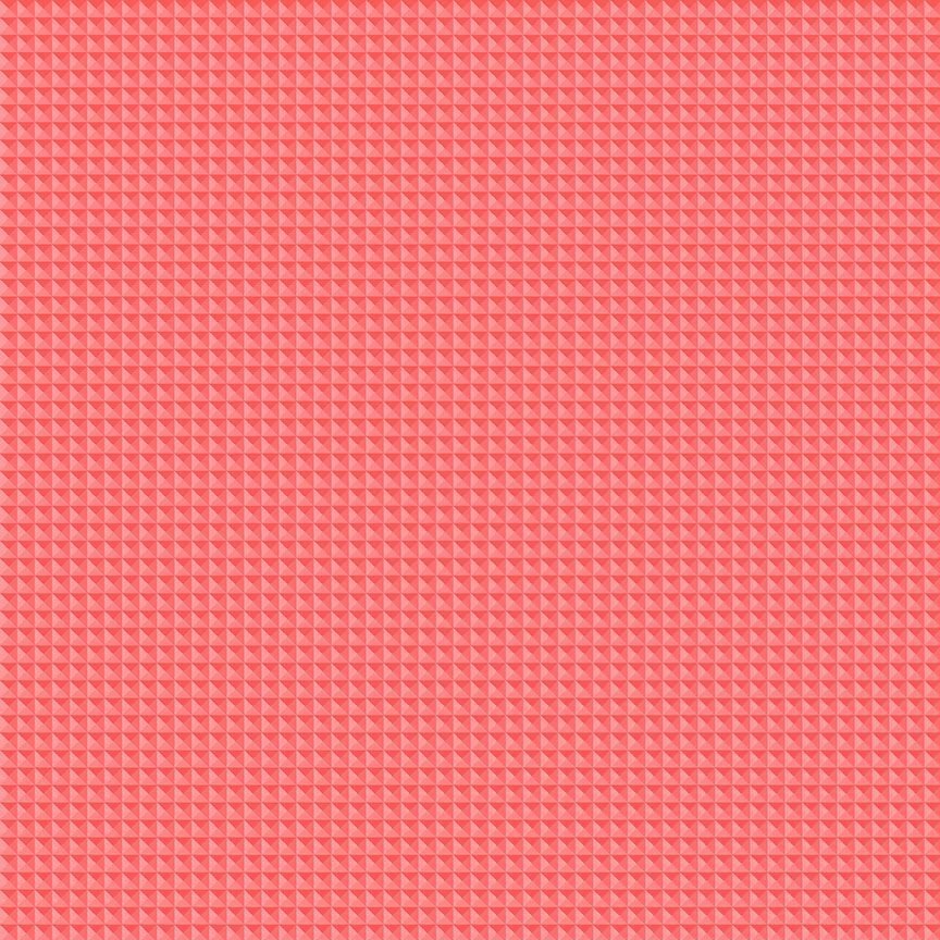 Timeless Treasures Live Boldly coral geometric blender quilting cotton