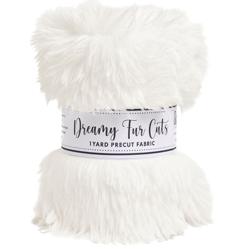 Ivory Dreamy Fur 1 Yard Cuts 58/60"
