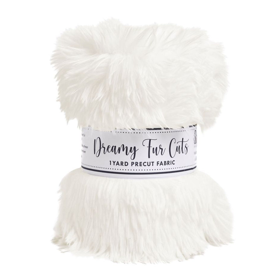 White Dreamy Fur 1 Yard Cuts 58/60"