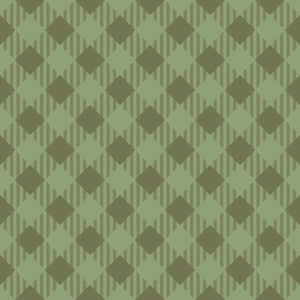 Clothworks Bear Camp Trail Olive quilting fabric — bears on trail in olive