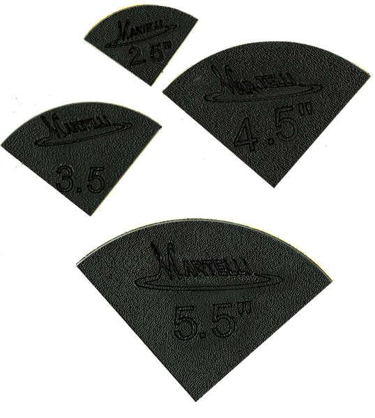 Martelli small circle template set, 2.5 to 5.5 inch