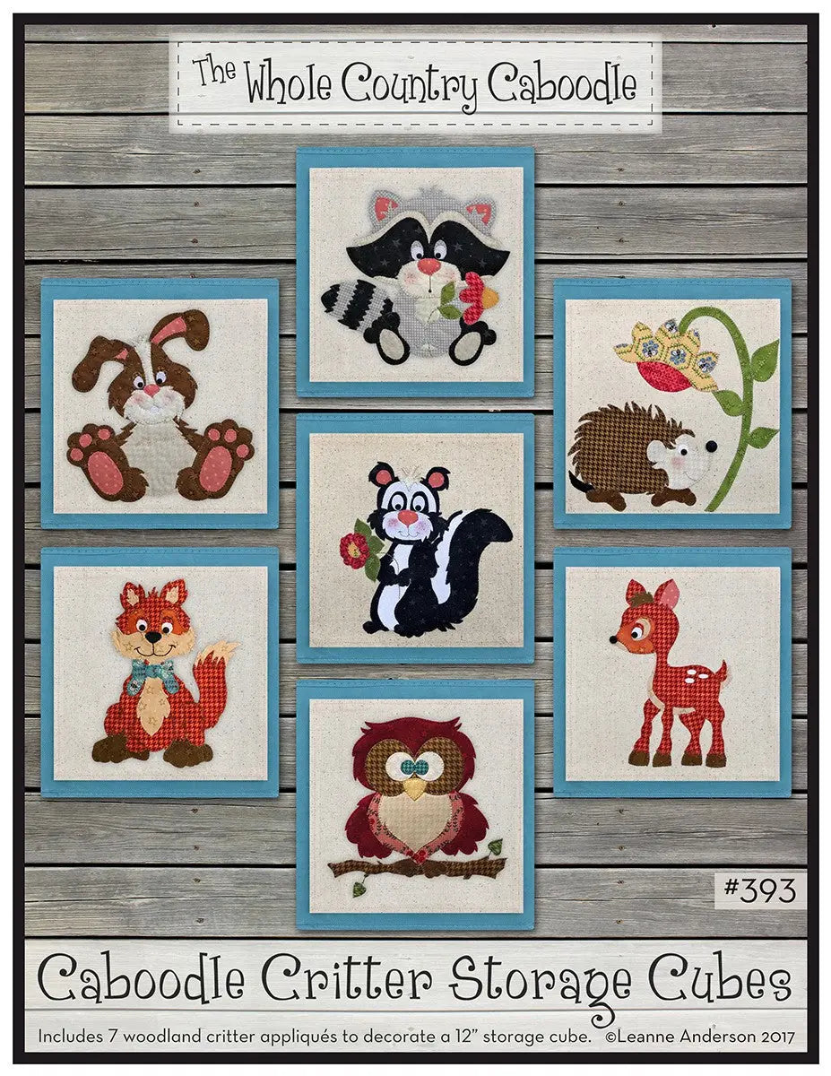 Caboodle Critter Storage Cubes - Linda's Electric Quilters